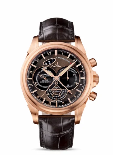 Omega De Ville Co-Axial 44 Chronoscope GMT Red Gold / Brown 422.53.44.52.13.001 (42253445213001)